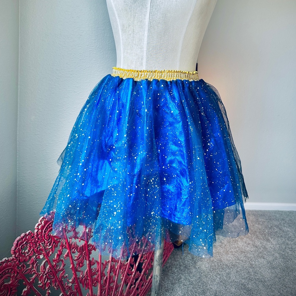Blue & Gold Sparkle Tutu